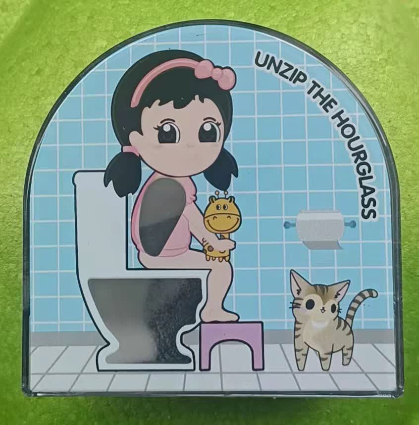 Fünf-Minuten-Sandtoiletten-Sanduhr