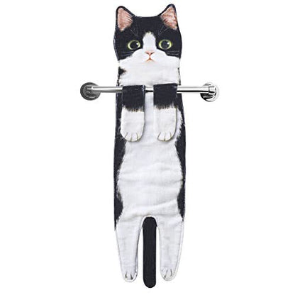 Handtuch mit Katzenmotiv zum Aufhängen für Küche und Bad