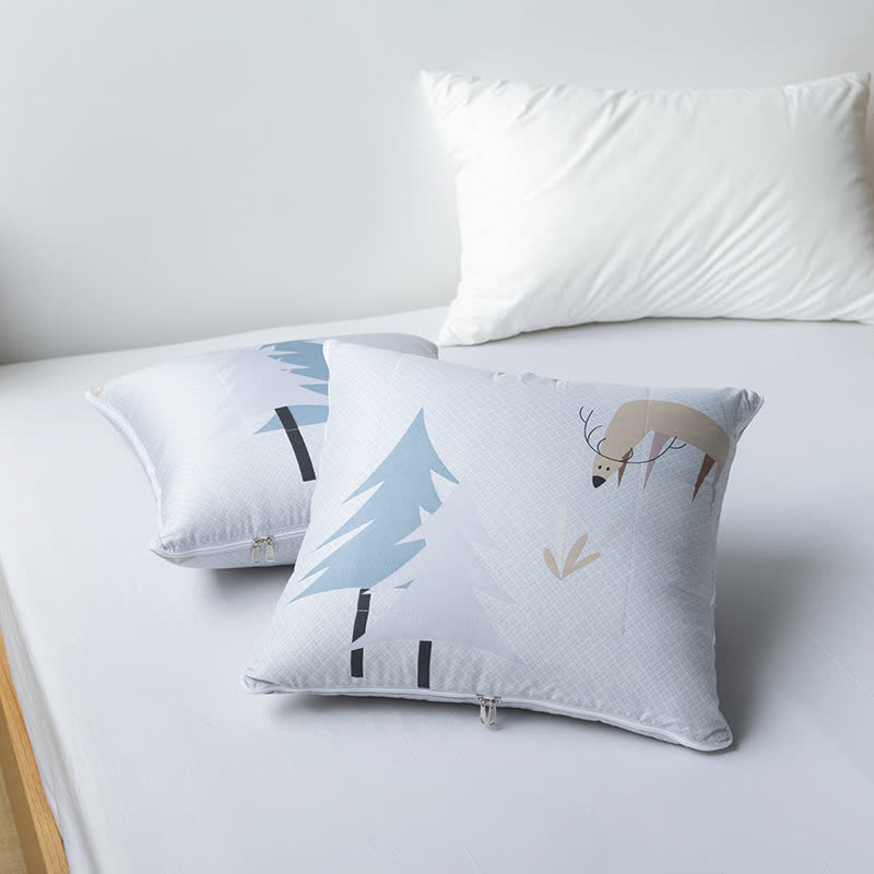 Funktionelle tragbare Kissendecke mit Ärmeln