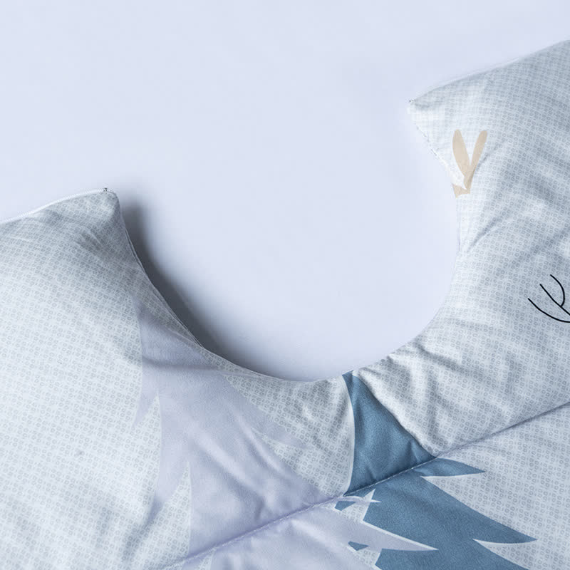 Funktionelle tragbare Kissendecke mit Ärmeln