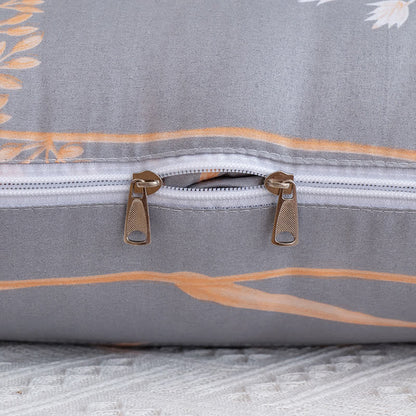 Tragbare Steppdecke mit pastoralem Kissen und Ärmeln