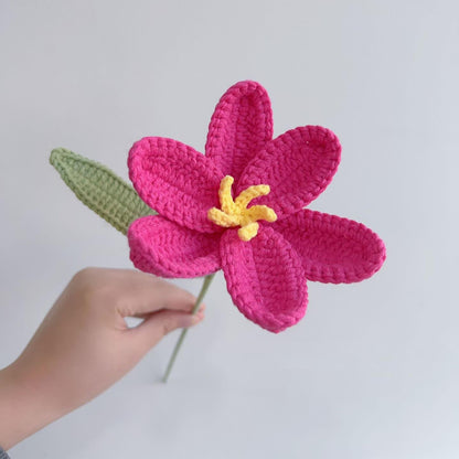Handgewebtes Tulpenstrauß-Ornament