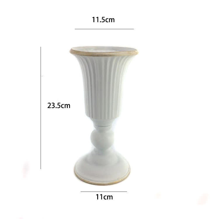 Retro Eisen Home Decor Trockenblumenvase