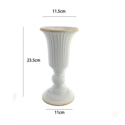 Retro Eisen Home Decor Trockenblumenvase