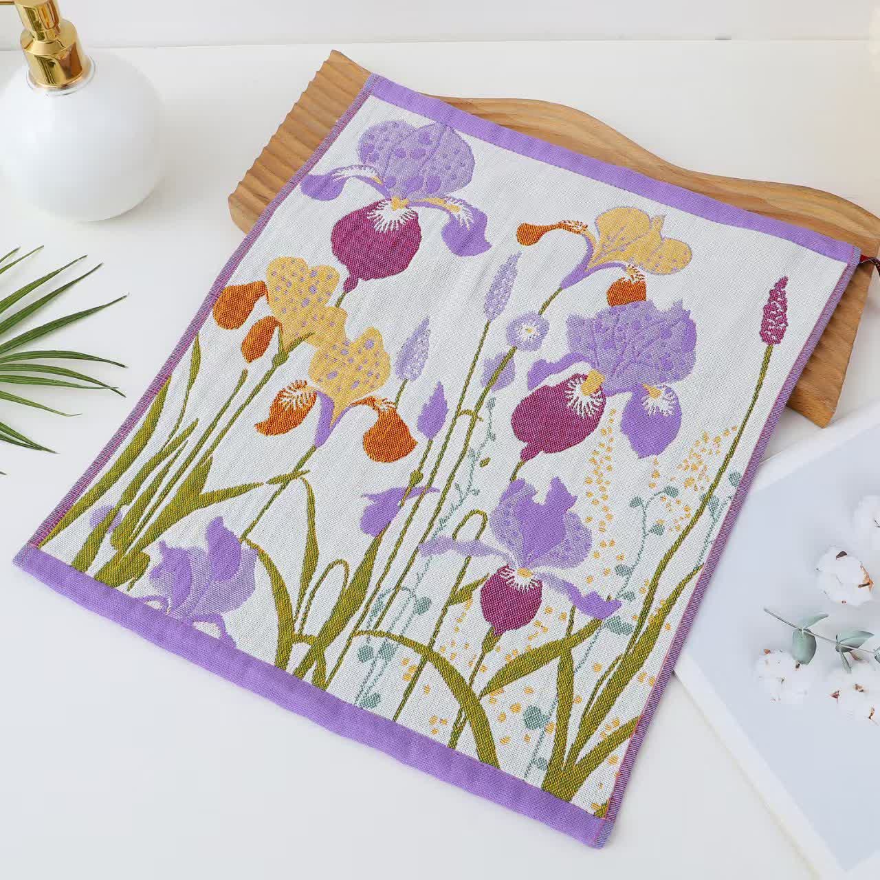 Jacquard Pastoral Baumwollgaze Funktionshandtuch