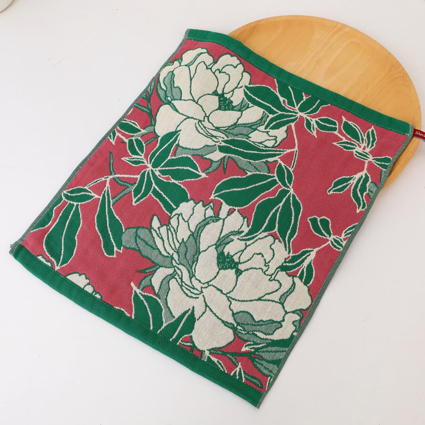 Weiches Küchentuch aus Baumwollgaze mit Blumenmuster