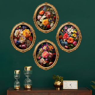 Selbstklebende Wandaufkleber „Vintage Blumen“