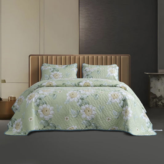 Refresh Gestepptes Bettwäscheset mit Blumenmuster (3-teilig)
