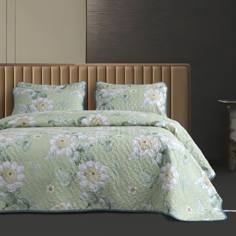 Refresh Gestepptes Bettwäscheset mit Blumenmuster (3-teilig)