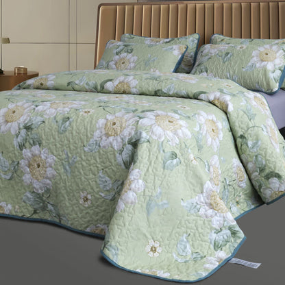 Refresh Gestepptes Bettwäscheset mit Blumenmuster (3-teilig)