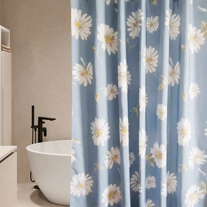 Wasserdichter dekorativer Duschvorhang mit Blumenmuster