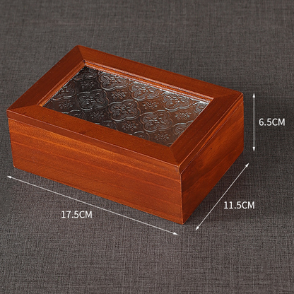 Schmuckkästchen aus Holz für den Tisch