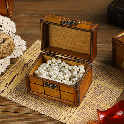 Kreative Retro-Dekorative Aufbewahrungsbox aus Holz