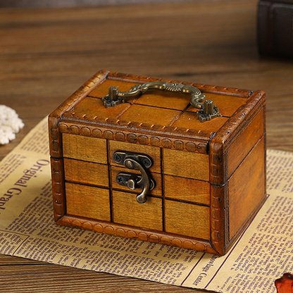 Kreative Retro-Dekorative Aufbewahrungsbox aus Holz