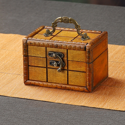 Kreative Retro-Dekorative Aufbewahrungsbox aus Holz