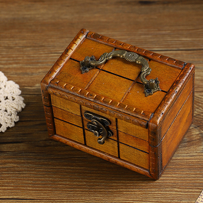 Kreative Retro-Dekorative Aufbewahrungsbox aus Holz