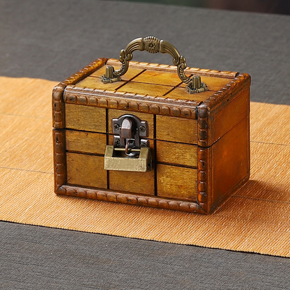 Kreative Retro-Dekorative Aufbewahrungsbox aus Holz