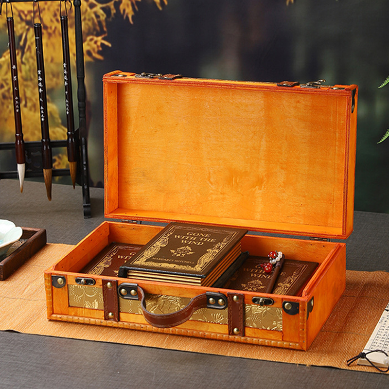Vintage Holz funktionale Aufbewahrung Requisitenbox
