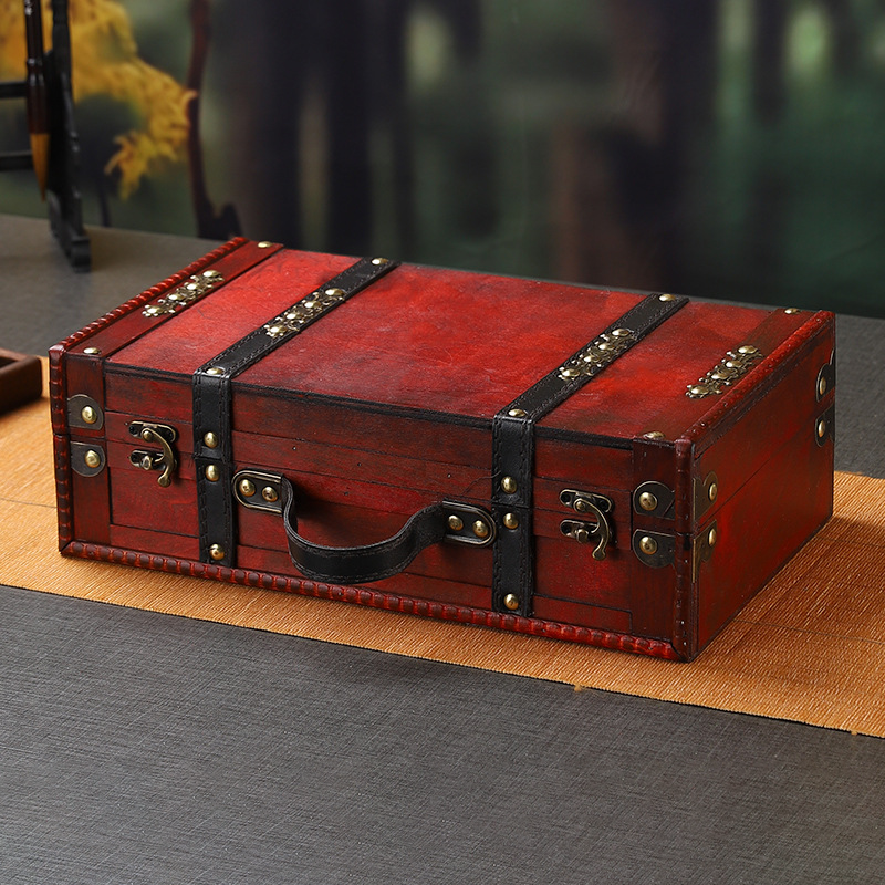 Vintage Holz funktionale Aufbewahrung Requisitenbox
