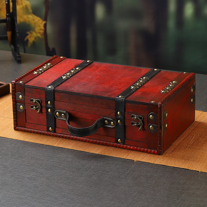 Vintage Holz funktionale Aufbewahrung Requisitenbox