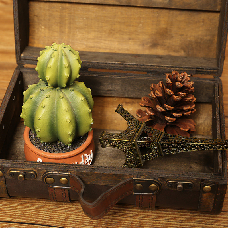 Aufbewahrungsbox aus Holz im Vintage-Stil