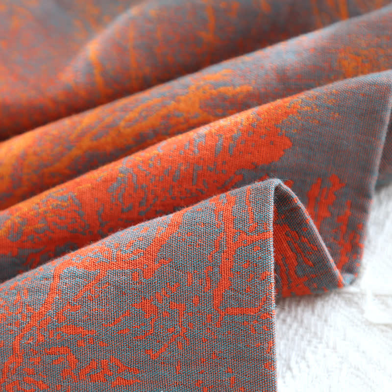 Pyjama-Set aus Jacquard-Baumwollgaze mit Reversausschnitt