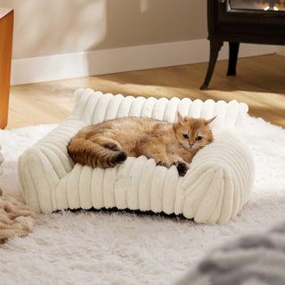 Luxuriöses, flauschiges Haustier-Schlafsofa