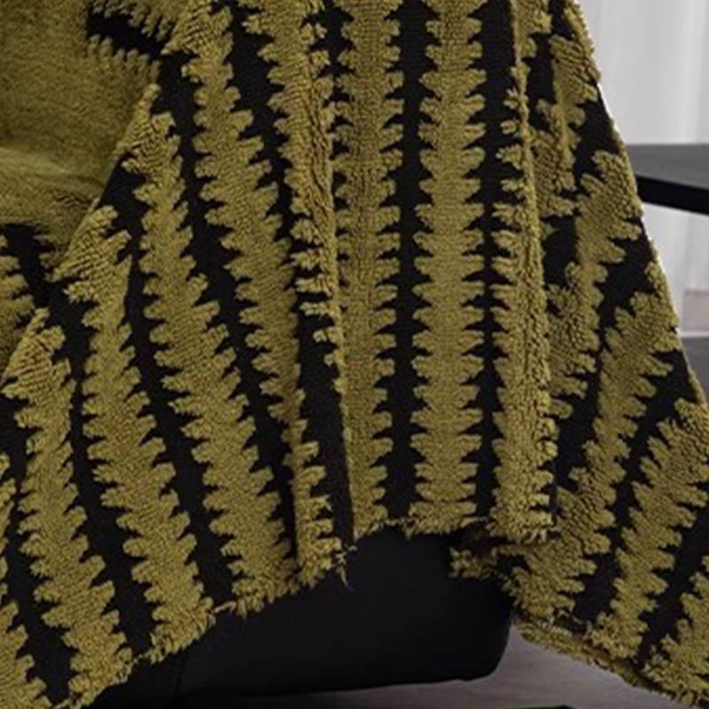 Dicker, weicher Sofabezug aus Chenille mit Streifen