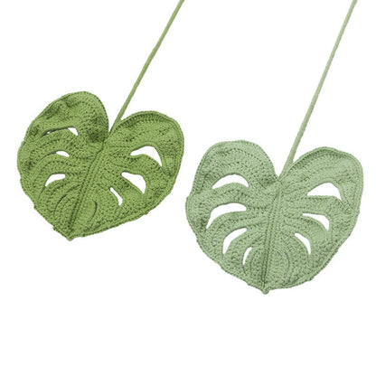 Handgewebtes Strickgarn Monstera Leaf