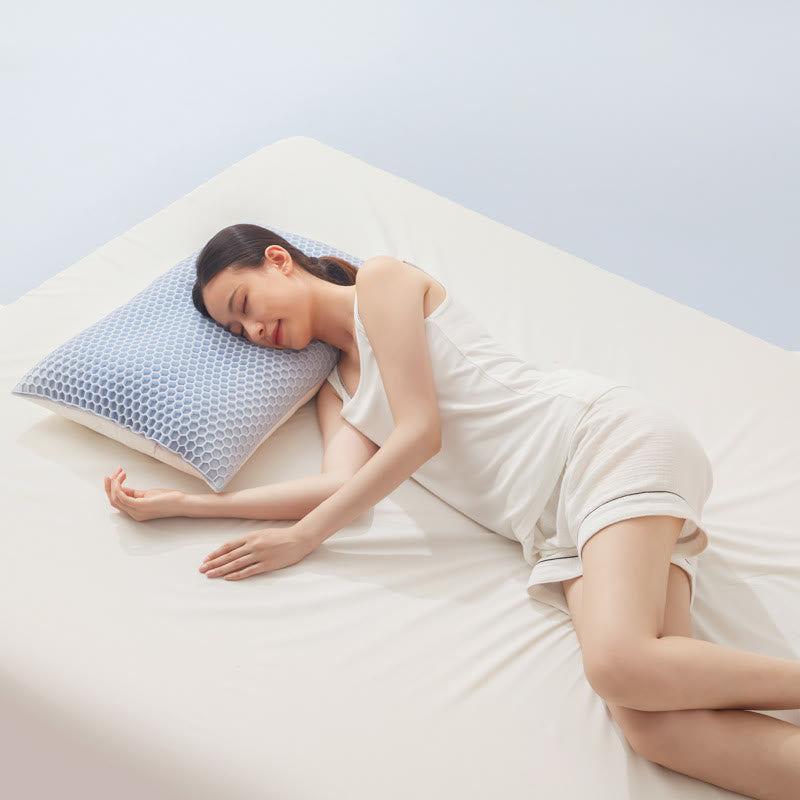 Quadratisches, hochelastisches, atmungsaktives Druckentlastungskissen
