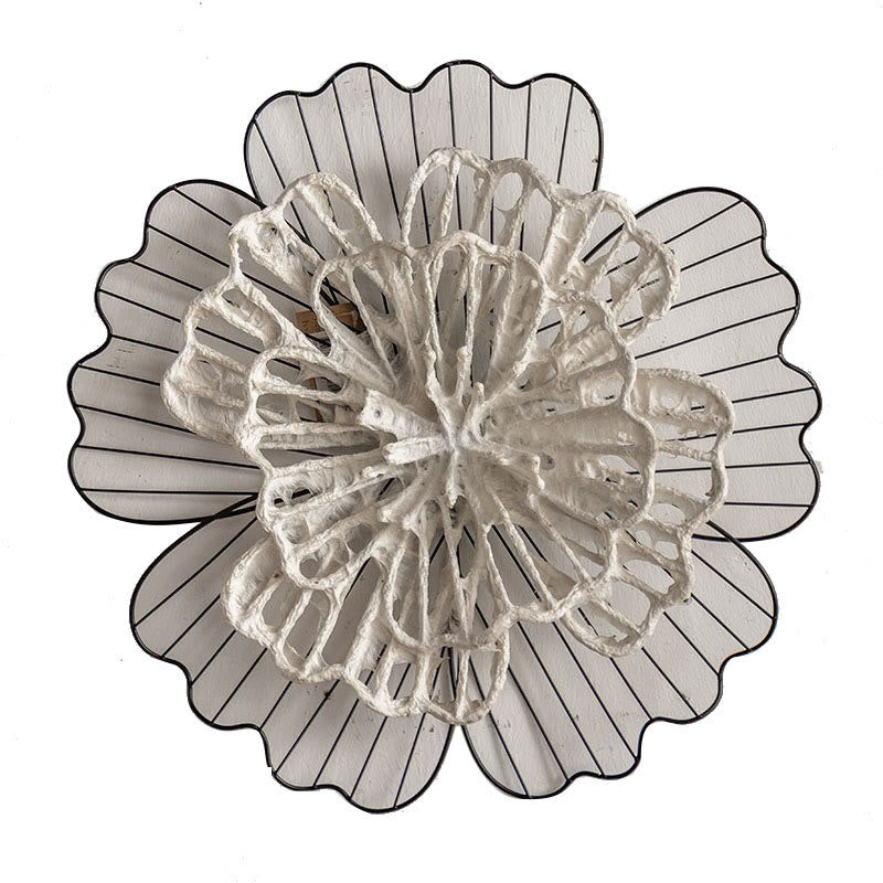 Vintage Eisen Sonnenblumen Wandbehang Dekor