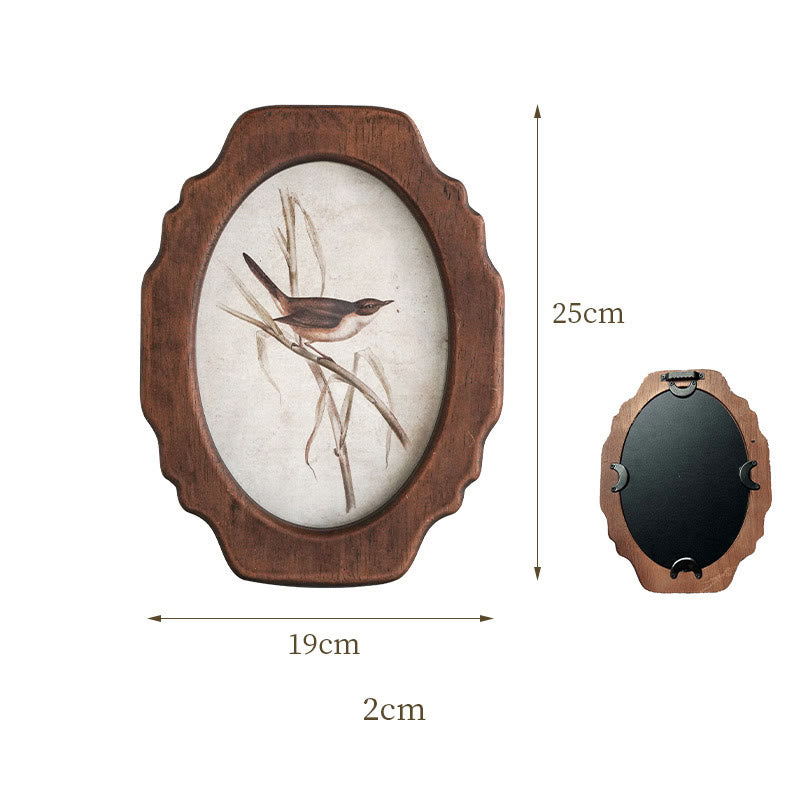 Vintage Wandbehang Dekorativer Vogel Bilderrahmen