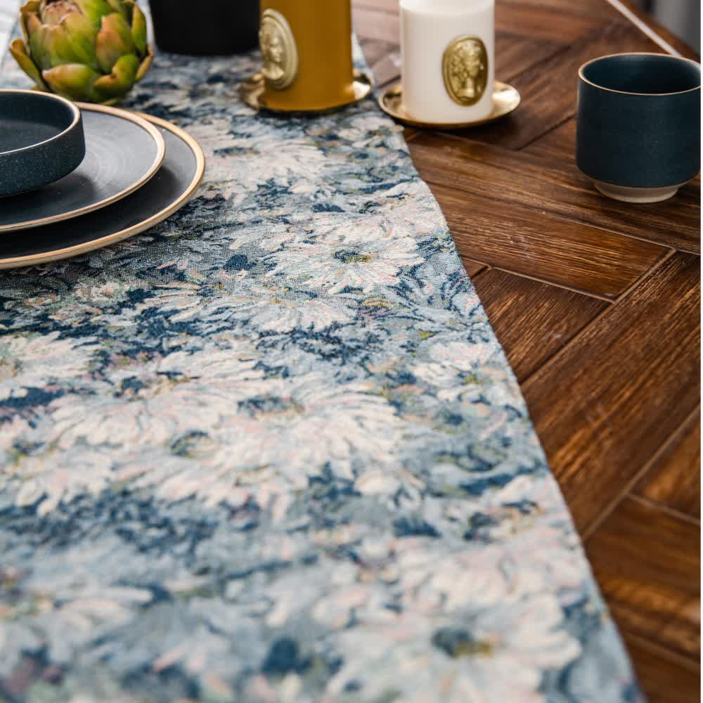 Jacquard-Tischläufer im Vintage-Stil im ländlichen Stil