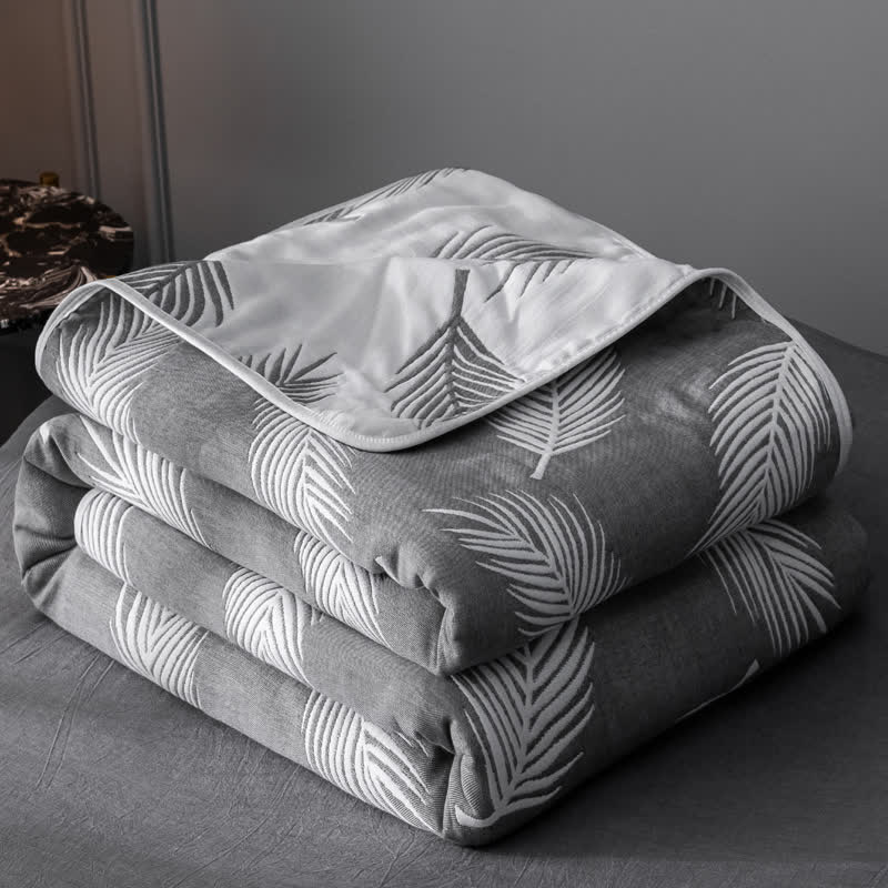 Atmungsaktive, bequeme Steppdecke aus sechslagiger Gaze