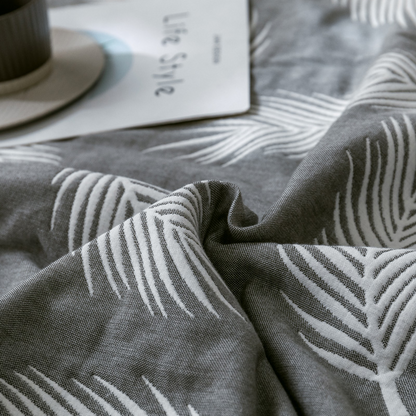 Atmungsaktive, bequeme Steppdecke aus sechslagiger Gaze