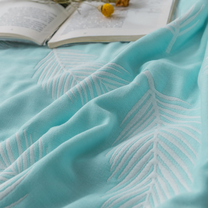 Atmungsaktive, bequeme Steppdecke aus sechslagiger Gaze