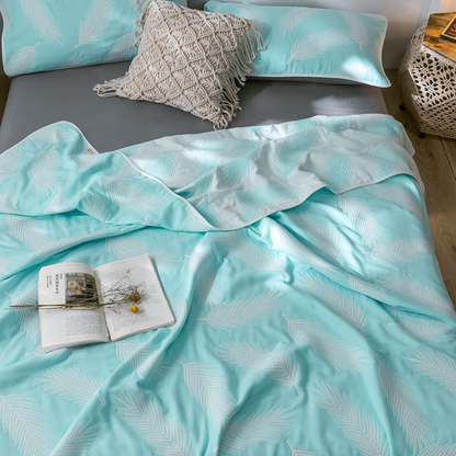 Atmungsaktive, bequeme Steppdecke aus sechslagiger Gaze