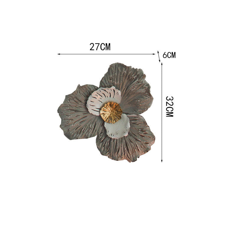 Vintage Eisen Sonnenblumen Wandbehang Dekor