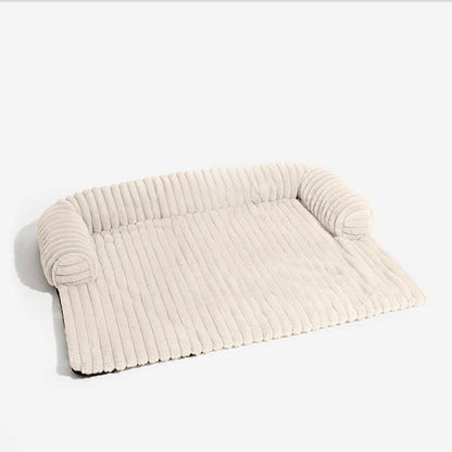 Flauschige Sofaschutzunterlage für Haustiere in Volltonfarbe