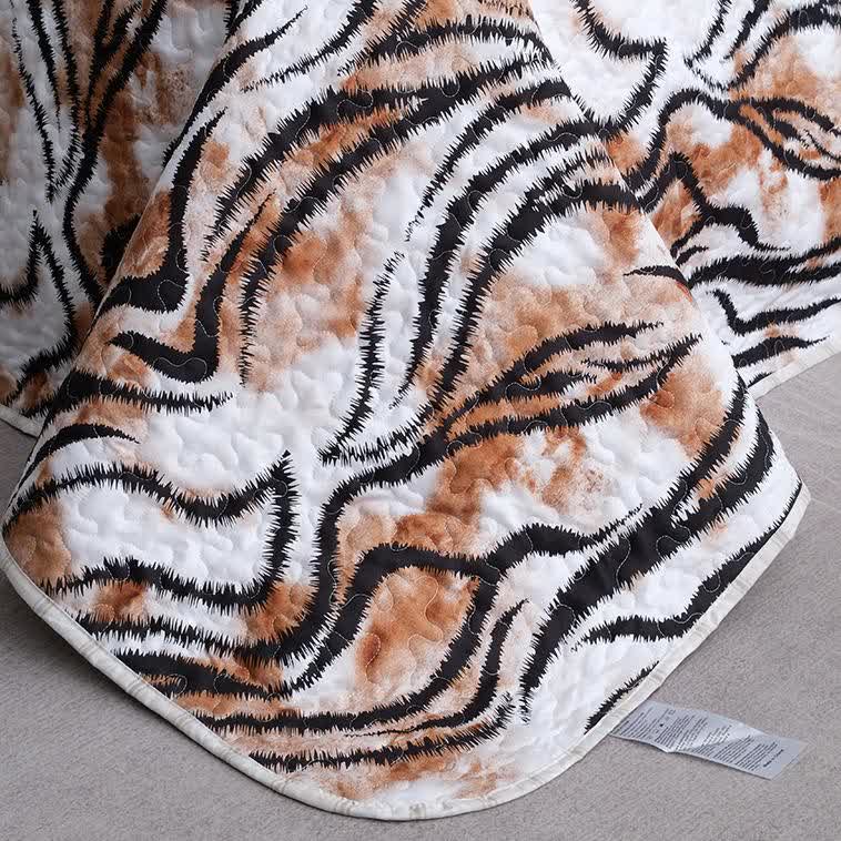 Gestepptes, atmungsaktives, weiches Vintage-Bettwäscheset (3-teilig)