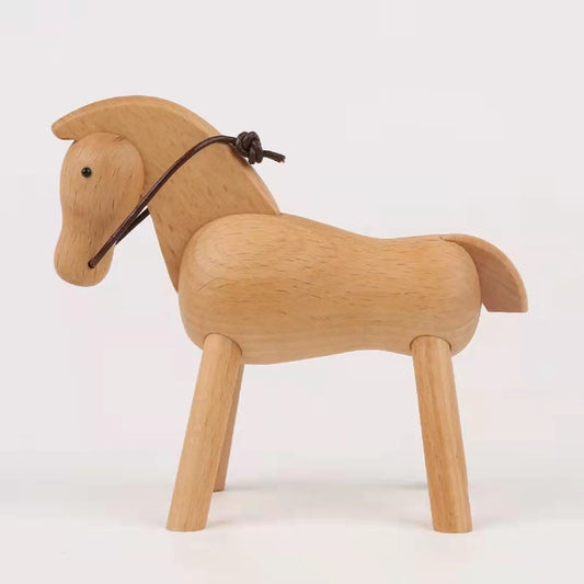 Kreatives Holzpferd-Dekorationsornament für Zuhause