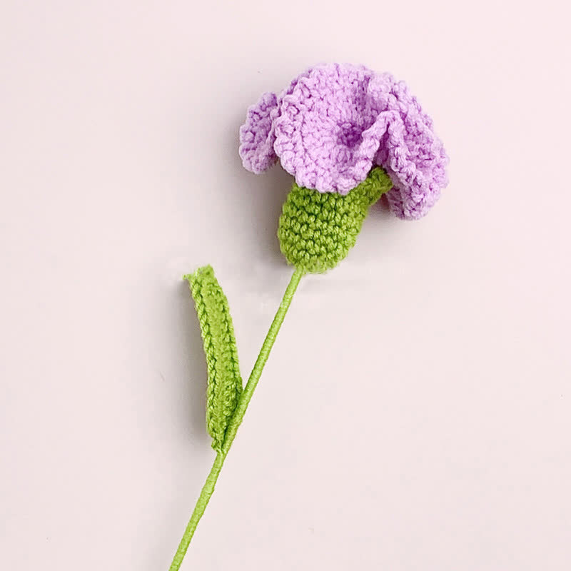 Kreative handgemachte gestrickte Häkelnelke - Lila - 3 STÜCKE - 8cm x 8cm x 34cm - image 9