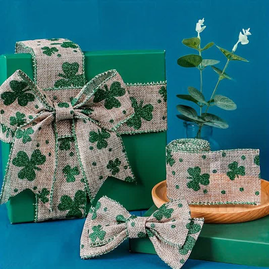 Dekoratives Kleeblattband zum St. Patrick's Day