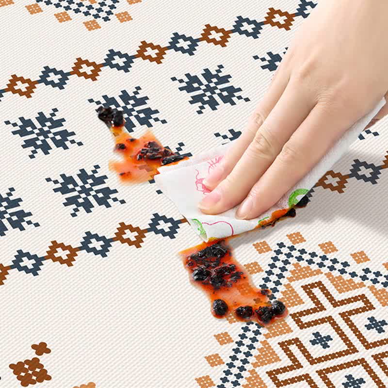 Wasserdichte Tischdecke mit böhmischem geometrischem Muster
