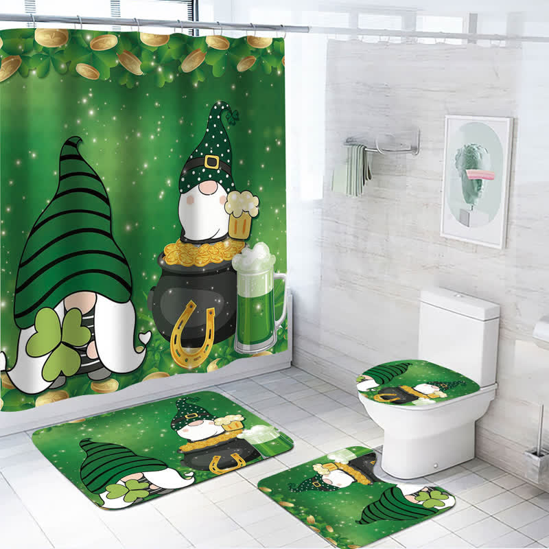Wasserfester Duschvorhang zum St. Patrick's Day