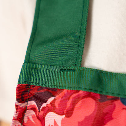 Elegante Rose Wasserdichte Schürze mit Tasche