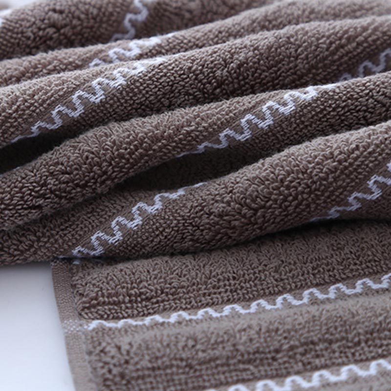 Ownkoti Gestreiftes Badetuch-Badetuch-Set