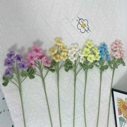 Handgefertigte gestrickte Häkel-Oxalis Corniculata
