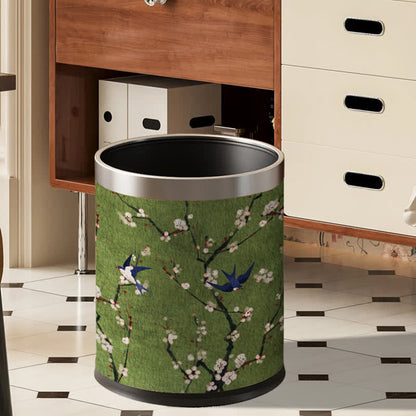 Mülleimer mit großem Fassungsvermögen im Vintage-Stil mit Blumenmuster
