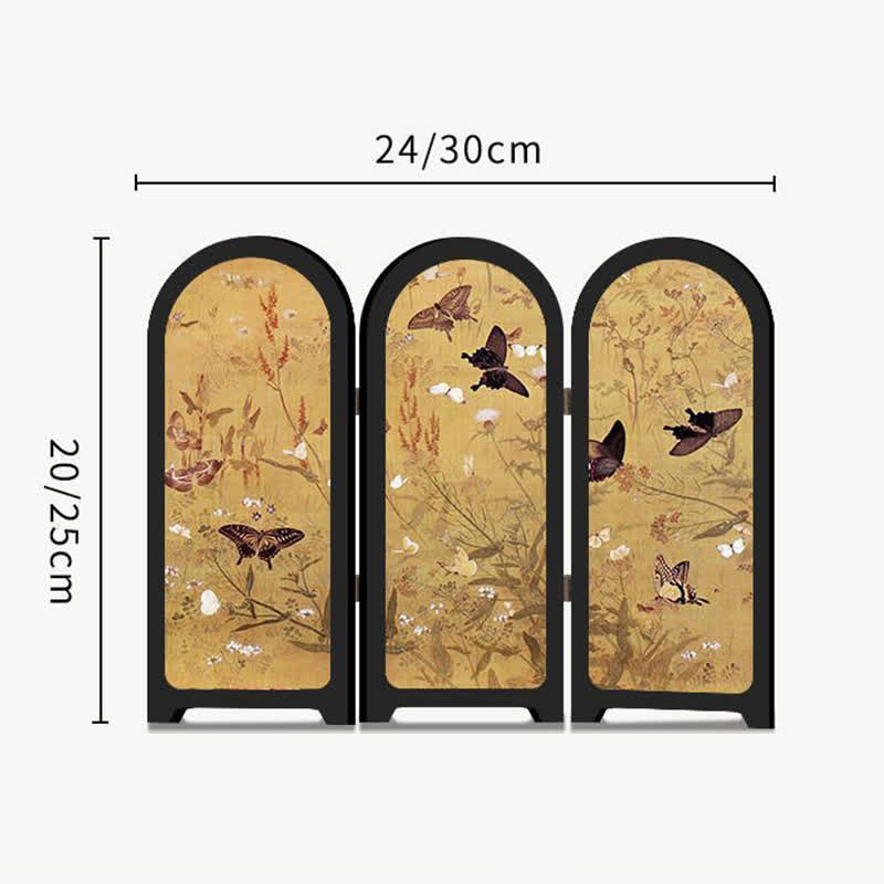 Floral Bird Faltschirm Desktop Malerei